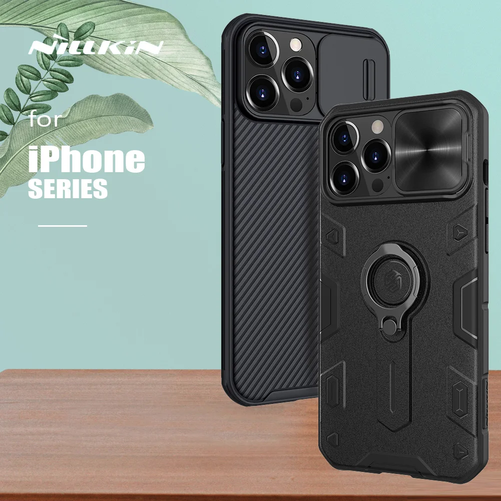 Nillkin для iPhone 15 14 13 12 11 Pro Max Camshield, бронированная Крышка для объектива, чехол для скользящей камеры для iPhone 15 14 Plus 13 11 Pro Max 12 8