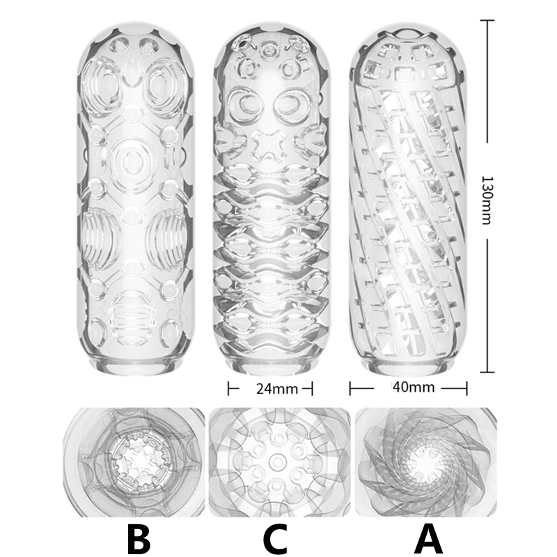 Прозрачная Бриллиантовая чашка для мужчин безопасные мягкие игрушки-фиджеты