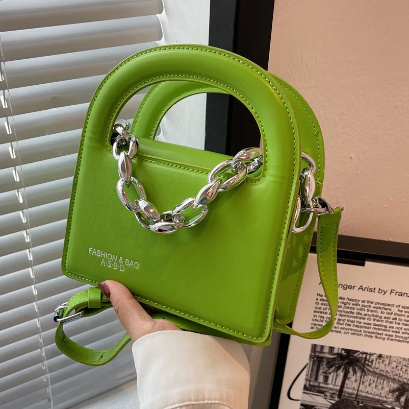 

Popular women's small bag 2022new trend fashion high-end texture wild niche portable casual small square bag chain messenger bag