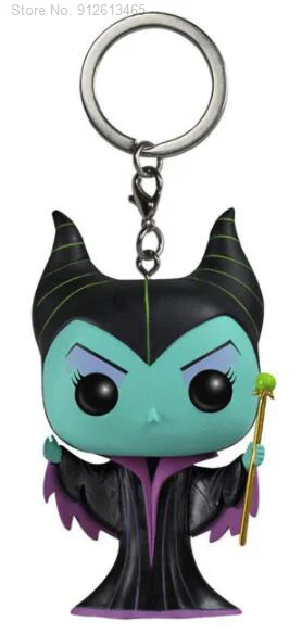 Милый мультяшный орнамент подвеска малефисент брелок виниловые экшн-фигурки