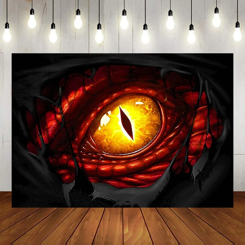 

Fantasy World Tapestry Background Photography Backdrop Medieval Red Dragon Human War Mythology Themed Decoration Birthday Banner