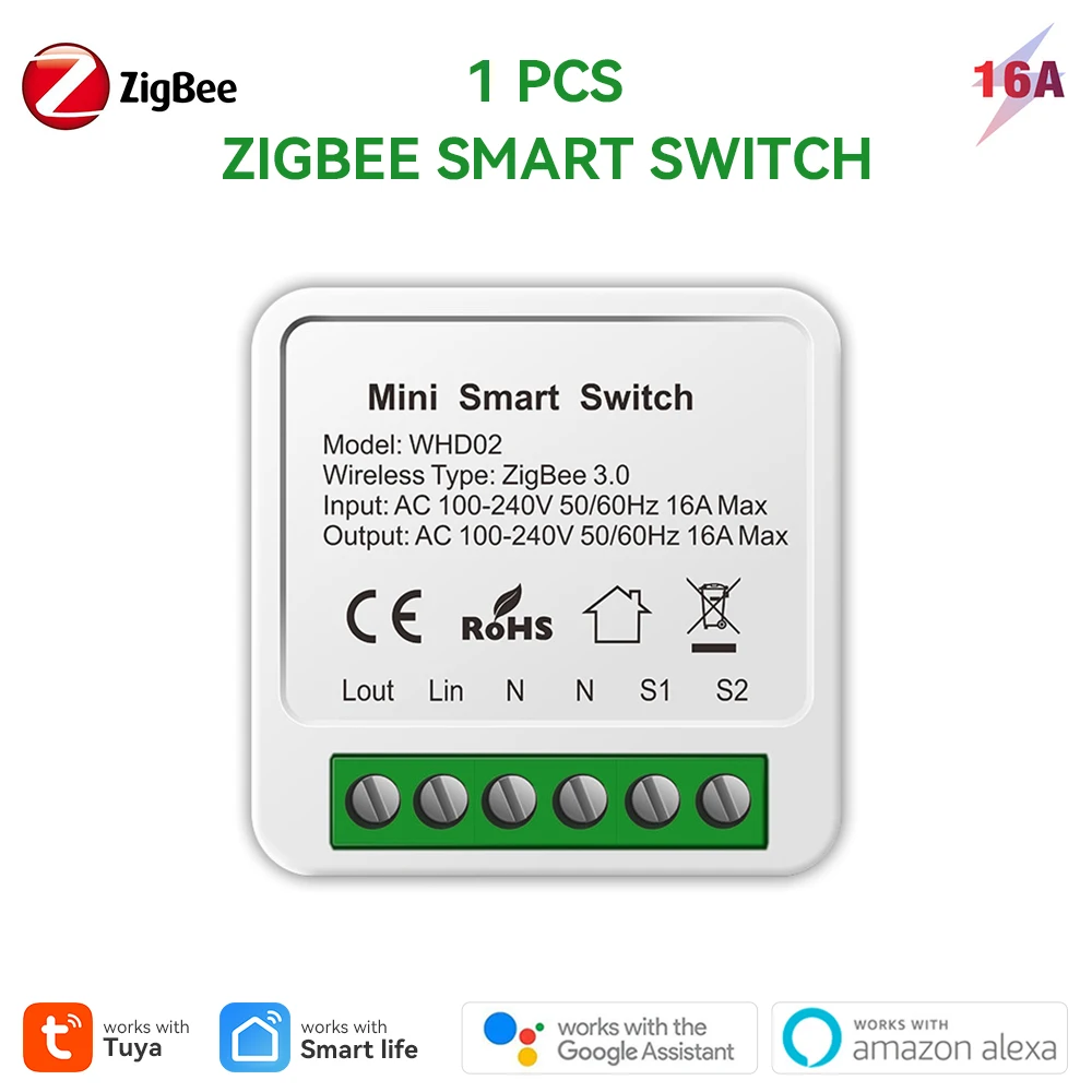 

Konouyouko Tuya Zigbee Мини-модуль переключателя 16А
