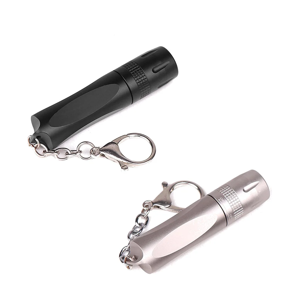 

2/3/5 Lamp Key Chain Torch Fixed-focus Power Mini Flashlight Strong Camping