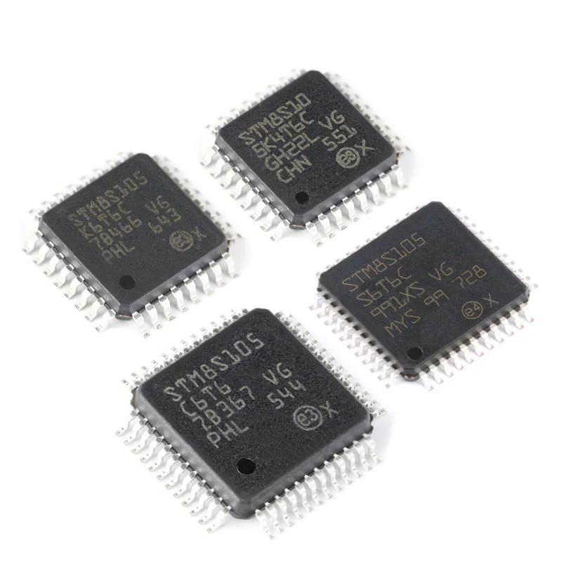 

5PCS STM8S105K4T6C 8S003 8S103 K3T6C K4T6C K6T6C S6T6C C4T6 C6T6 16 MHZ / 16 KB / 32 KB flash / 8-bit microcontroller - MCU