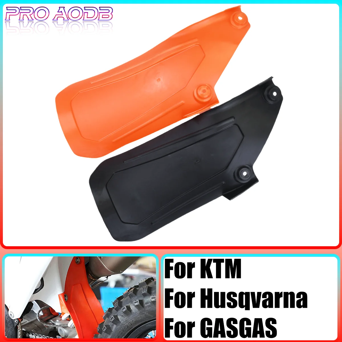 Фото Задний амортизатор, брызговик для KTM SX SXF XC XCF EXC EXCF XCW XCWF для Husqvarna FC FX FE FS TE TX 125 250 300 350 500 №1