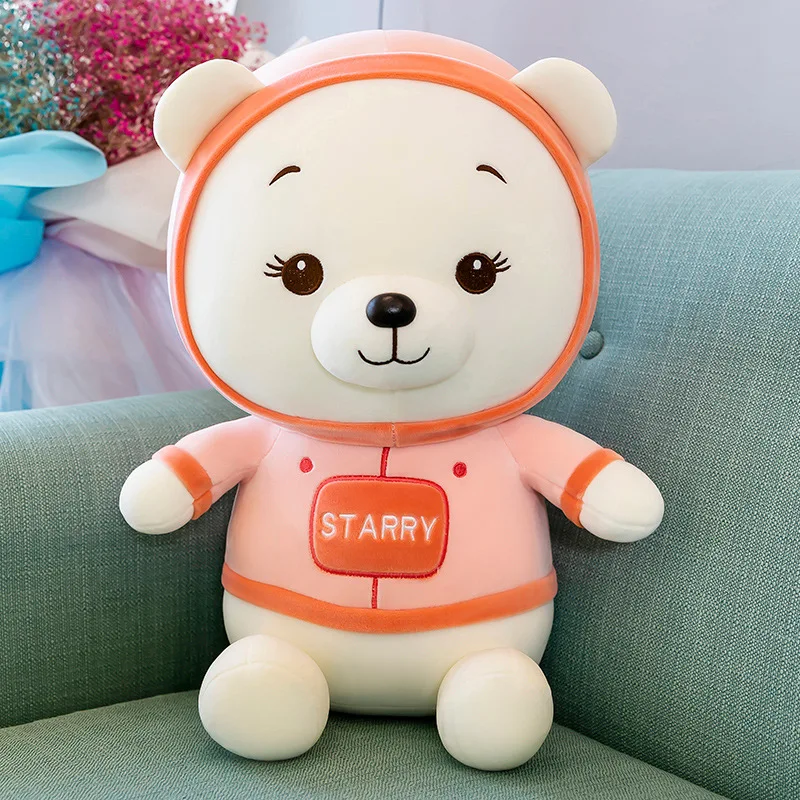 

Zqswkl 40/50cm 2022 aerospace bear plush doll pillow hug girl sleeping doll children christmas toys for girls birthday gift