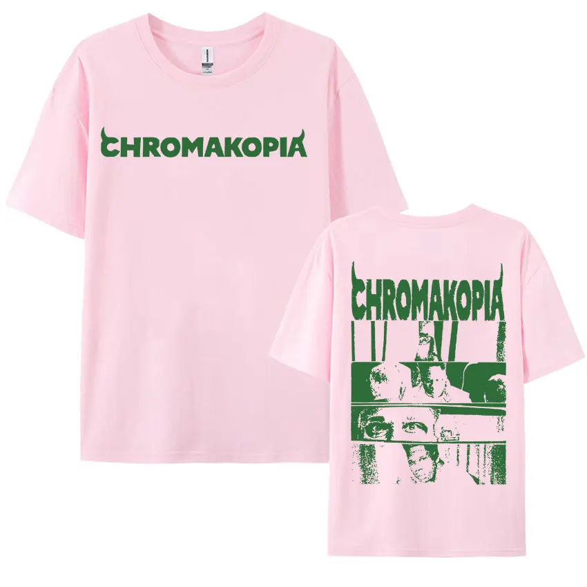 Tyler The Creator Chromakopia Album Tour Tshirts Men Women Casual O-Neck Short Sleeve T-shirt Oversized 100% Cotton T Shirt Tops