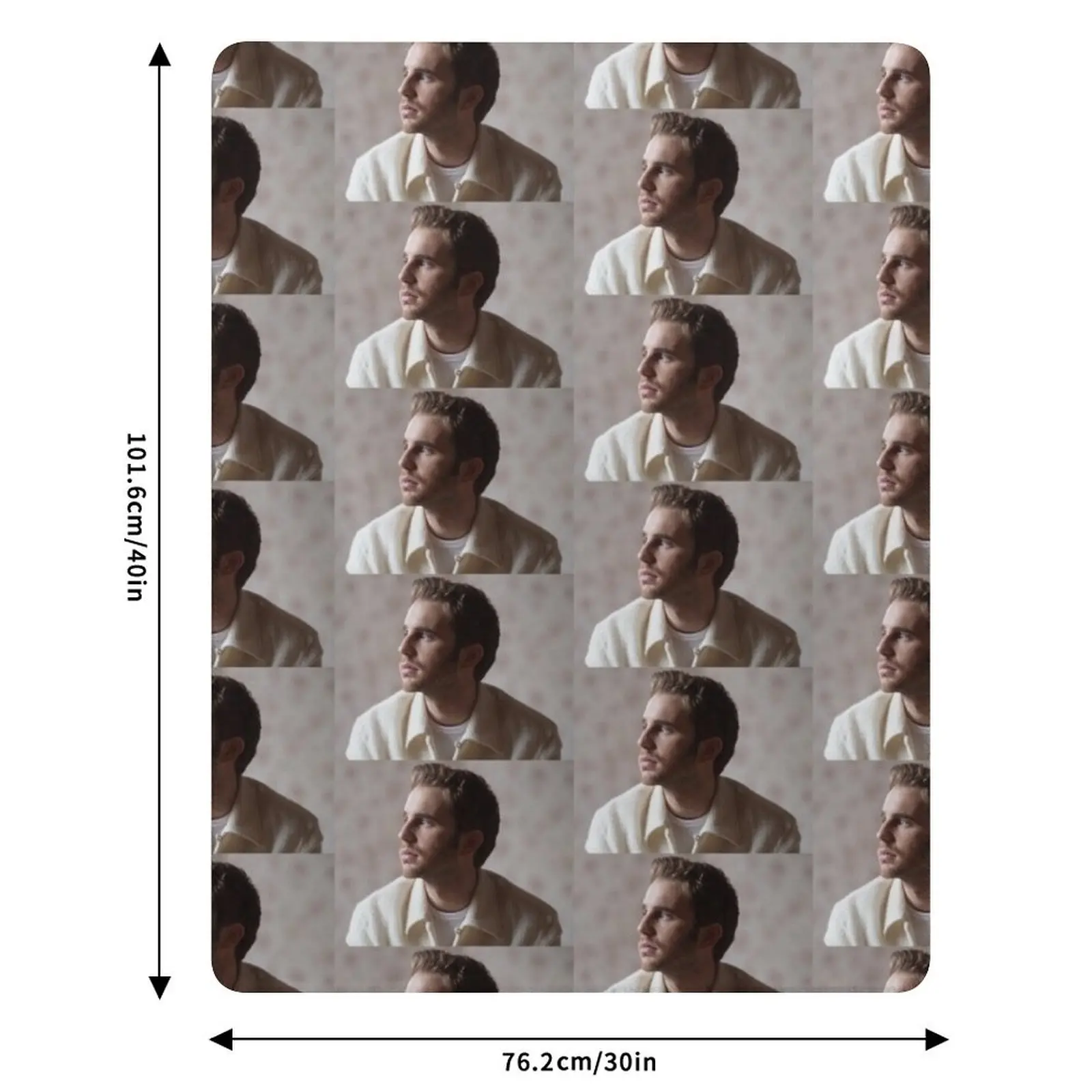 Плед Cireng Ben ten Platt Concert, мягкий теплый плед из шерпа-флиса для зимы (art.: 3920dc350d293) - 3920dc350d293