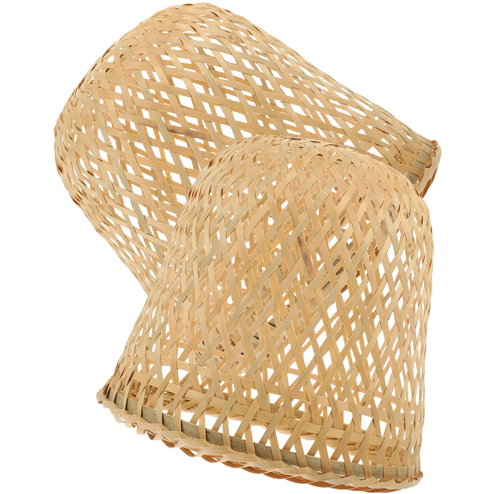 

Bamboo Lampshade Restaurant Pendant Light Replacement Simple Shades Woven Cover