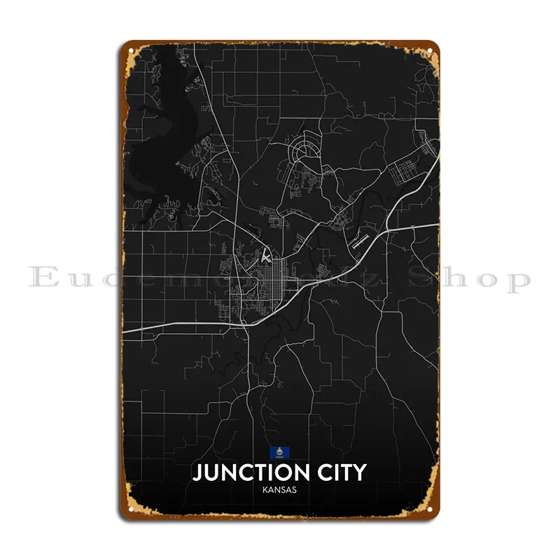 

Junction City Ks Metal Signs Cinema Wall Cave Cave Character Club Tin Sign Poster