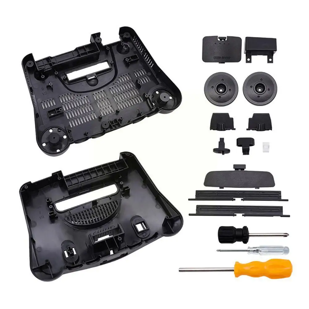 

Transparent Plastic Case For N64 Replacement Plastic Case Translucent Case For Nintendo N64 Retro Video Game Console Clear P0M8