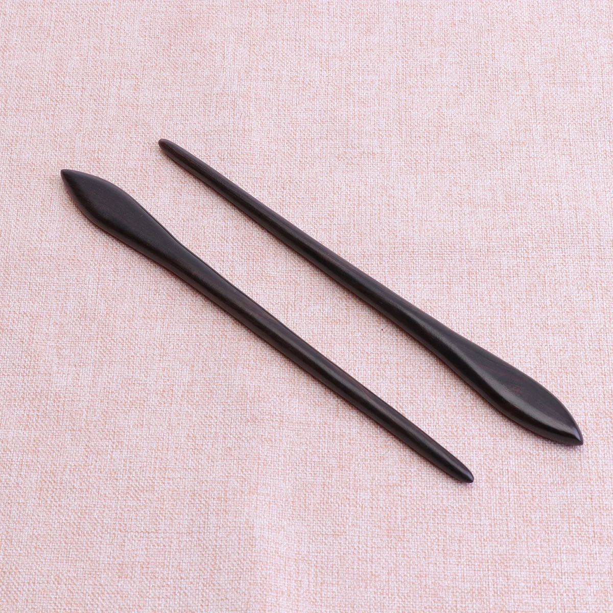 

2 PCS Hair Claw Japanese Chopsticks Ebony Bamboo Miss Accesorios Para Mujer