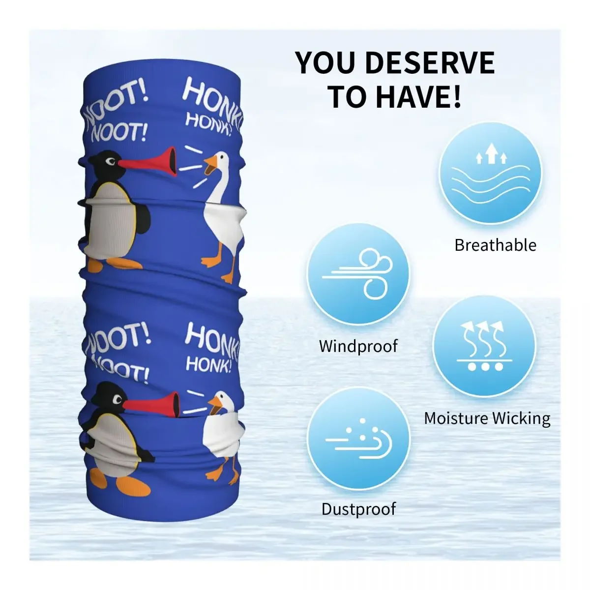 Noot Honk шарф шейный платок маска для лица из полиэстера