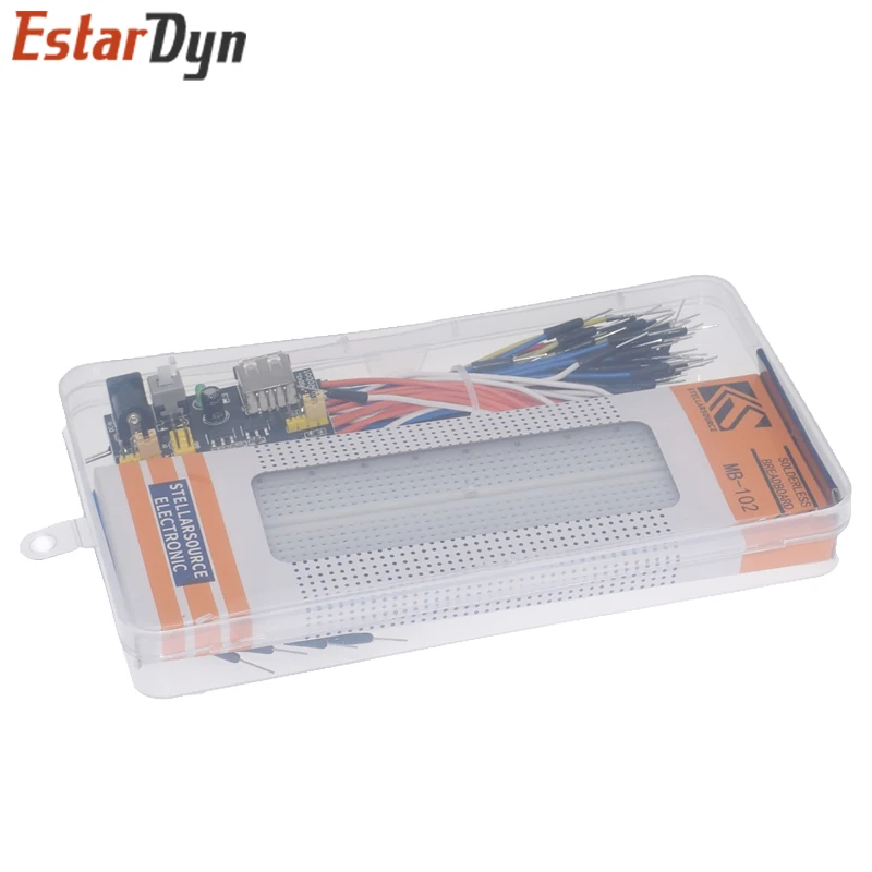 Макетная плата 3,3 В/5 В MB102 с диагональю 830 точек