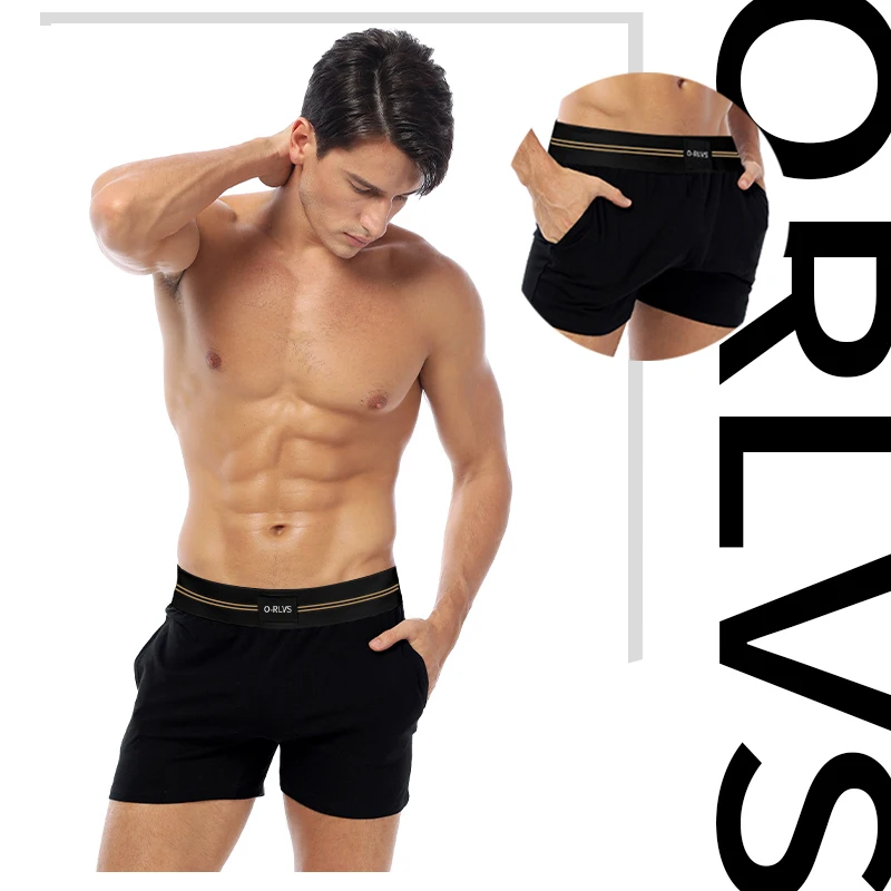 

Home Quarantine Men's Underwear Outer Shorts Summer Thin Pajamas Loose Trend Comfortable Breathable Casual Pants