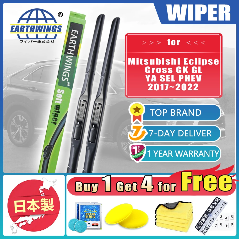

For Mitsubishi Eclipse Cross GK GL YA 2017~2022 SEL PHEV Car Front Wiper Blades Brushes Windscreen Windshield Accessories Auto