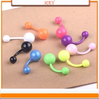 1pc candy colors belly ring navel stud piercing products belly navel jewelry belly button ring navel piercing belly body jewelry