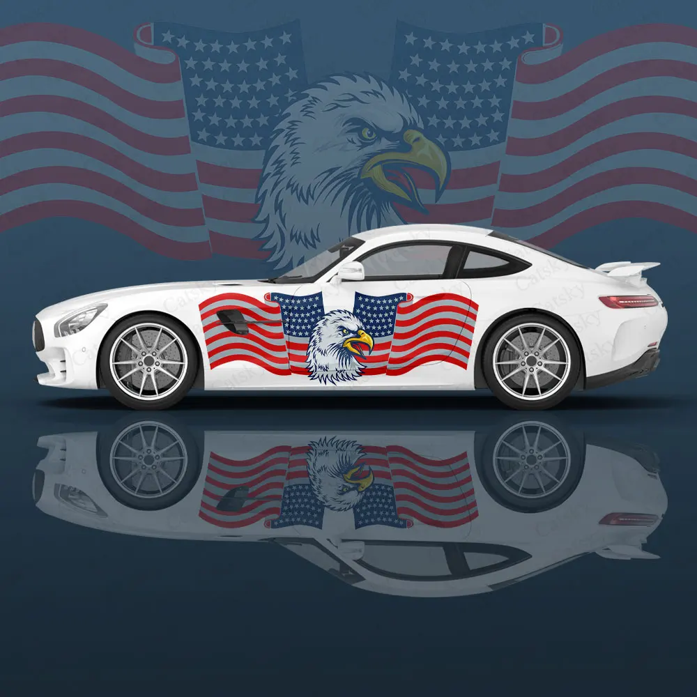 

Американский флаг, Орел, автомобильная пленка, защитная наклейка, автомобильная наклейка, наклейка, День независимости Америки, внешний вид...