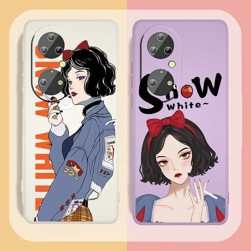 

Dragon Ball cute and funny Goku For Huawei P50 P40 P30 P20 P Smart Pro Lite Z E 2017 5G Liquid Rope Phone Case Capa Cover