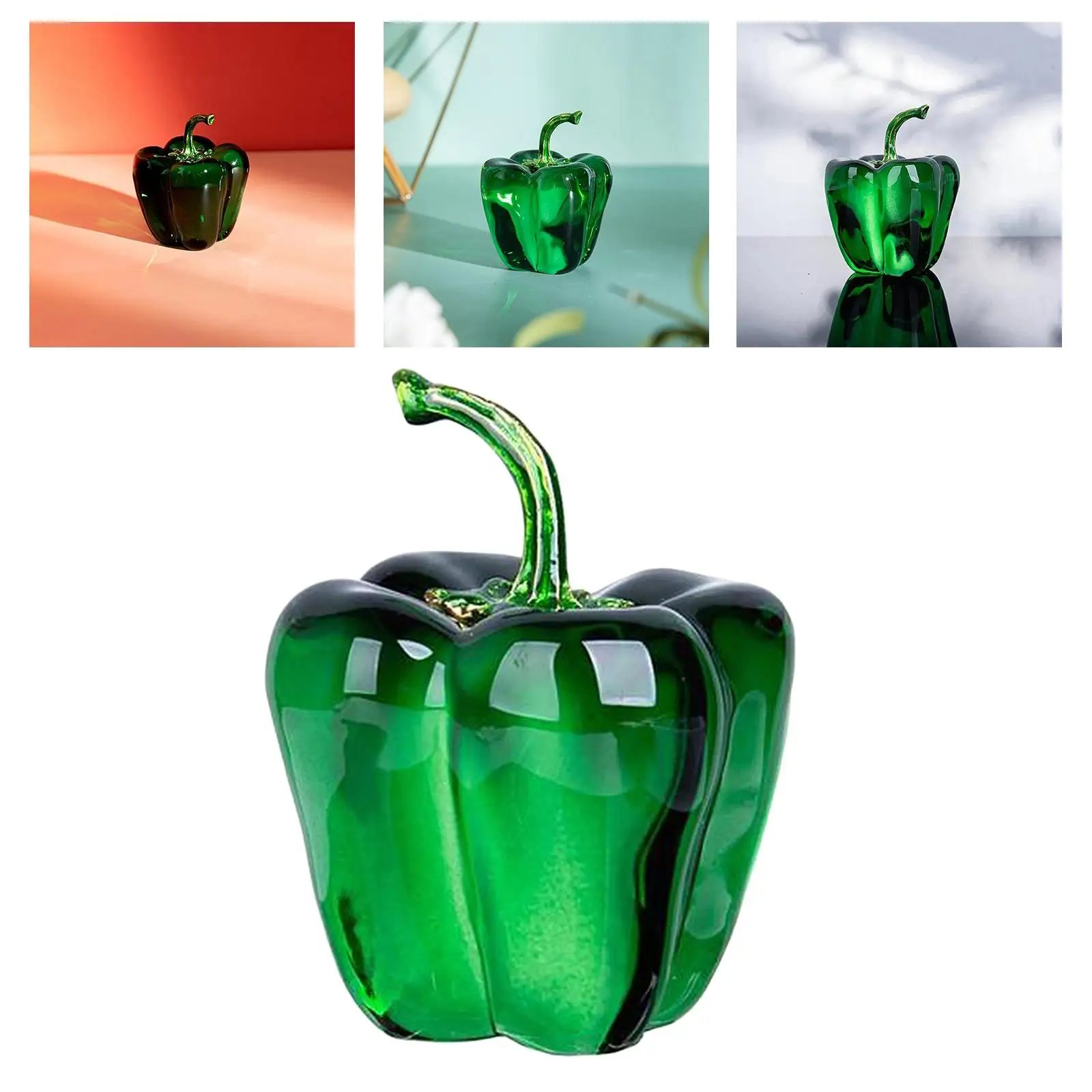 Хрустальные украшения имитация статуи Чили-вишни скульптура украшение для офиса