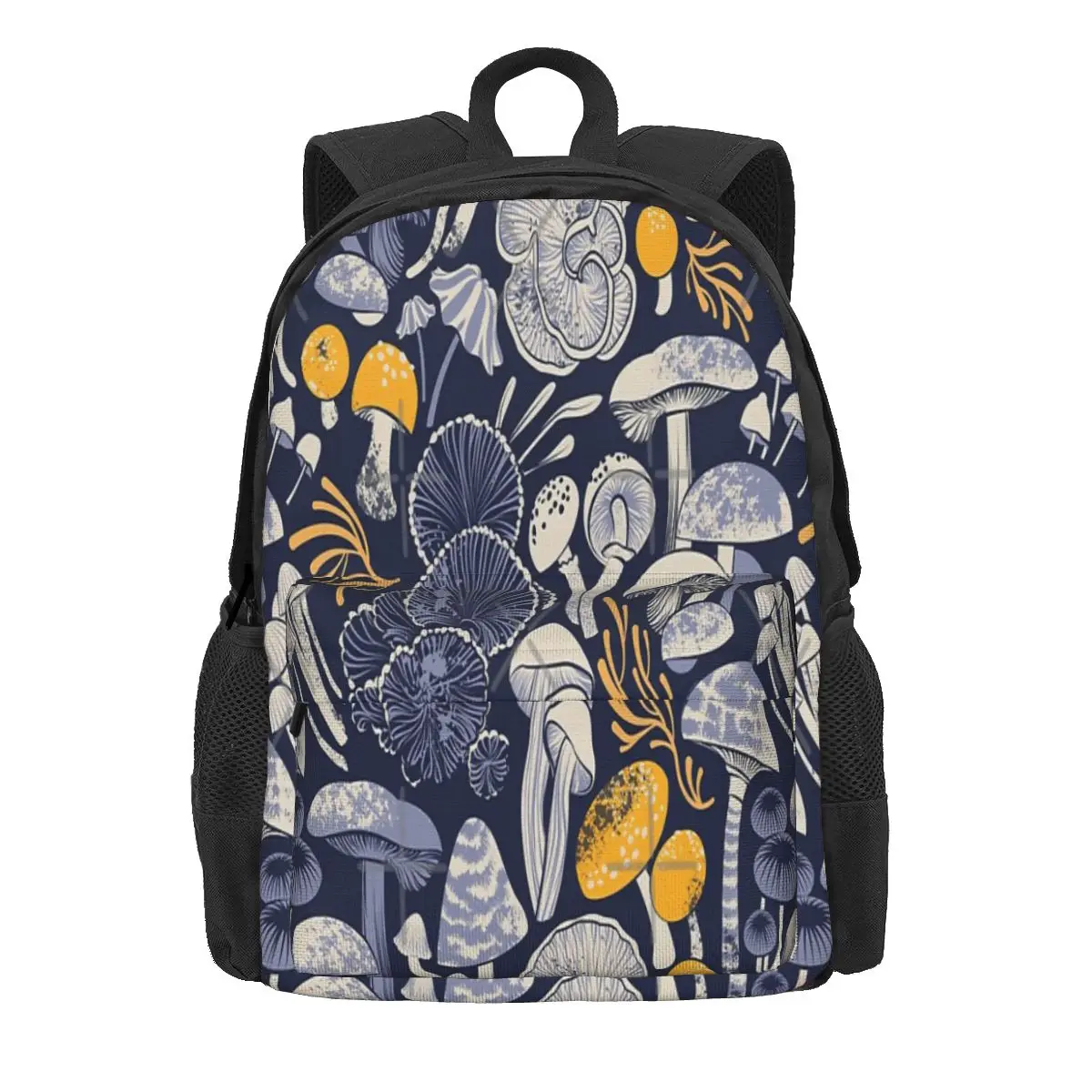 

Mystical Fungi Midnight Blue 1 Backpacks Men's Backpacks Bags For Women Anime Backpack Men School Bags For Girls