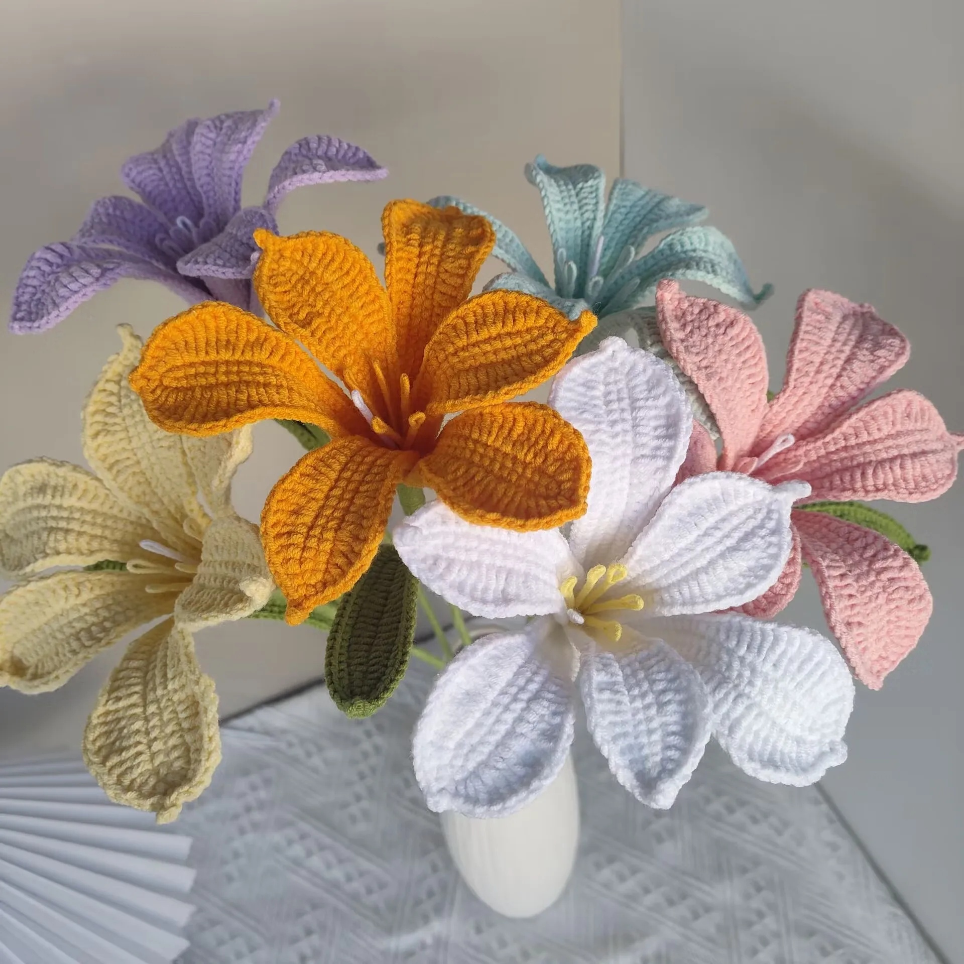 Новый Zhu Ding красный цветок пряжа плетение ручной работы реквизит для фотосъемки