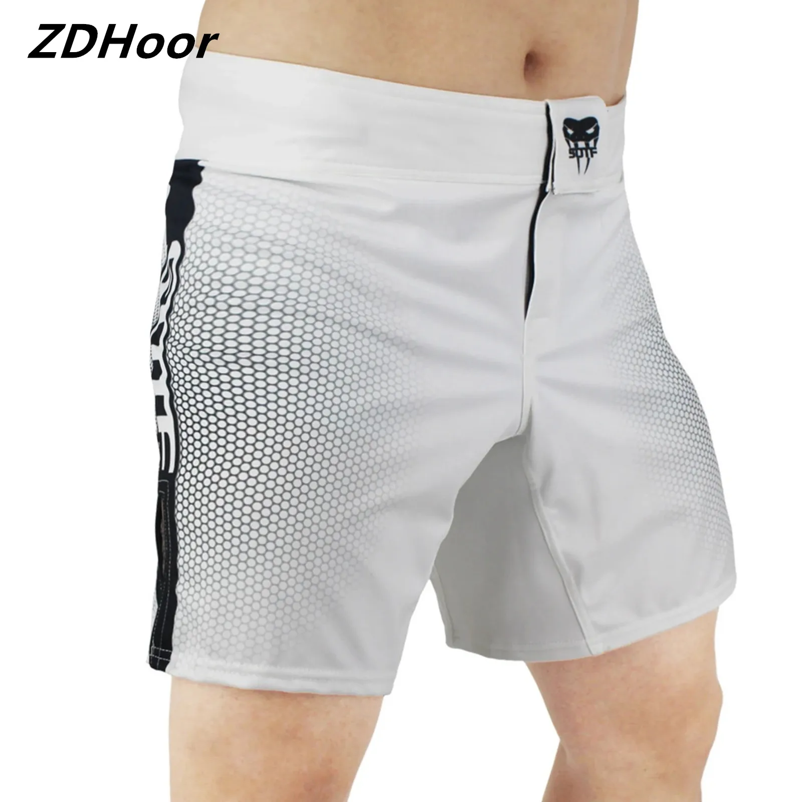 

Mens Sport Shorts Middle Waist Print Shorts Boxer Shorts Trunks Sport Bottoms for Running Jogging Boxing Workout