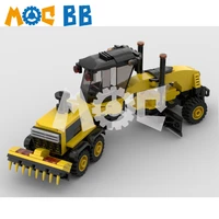 moc small grader building block model compatible with le building blocks toy boys and girls holiday gifts