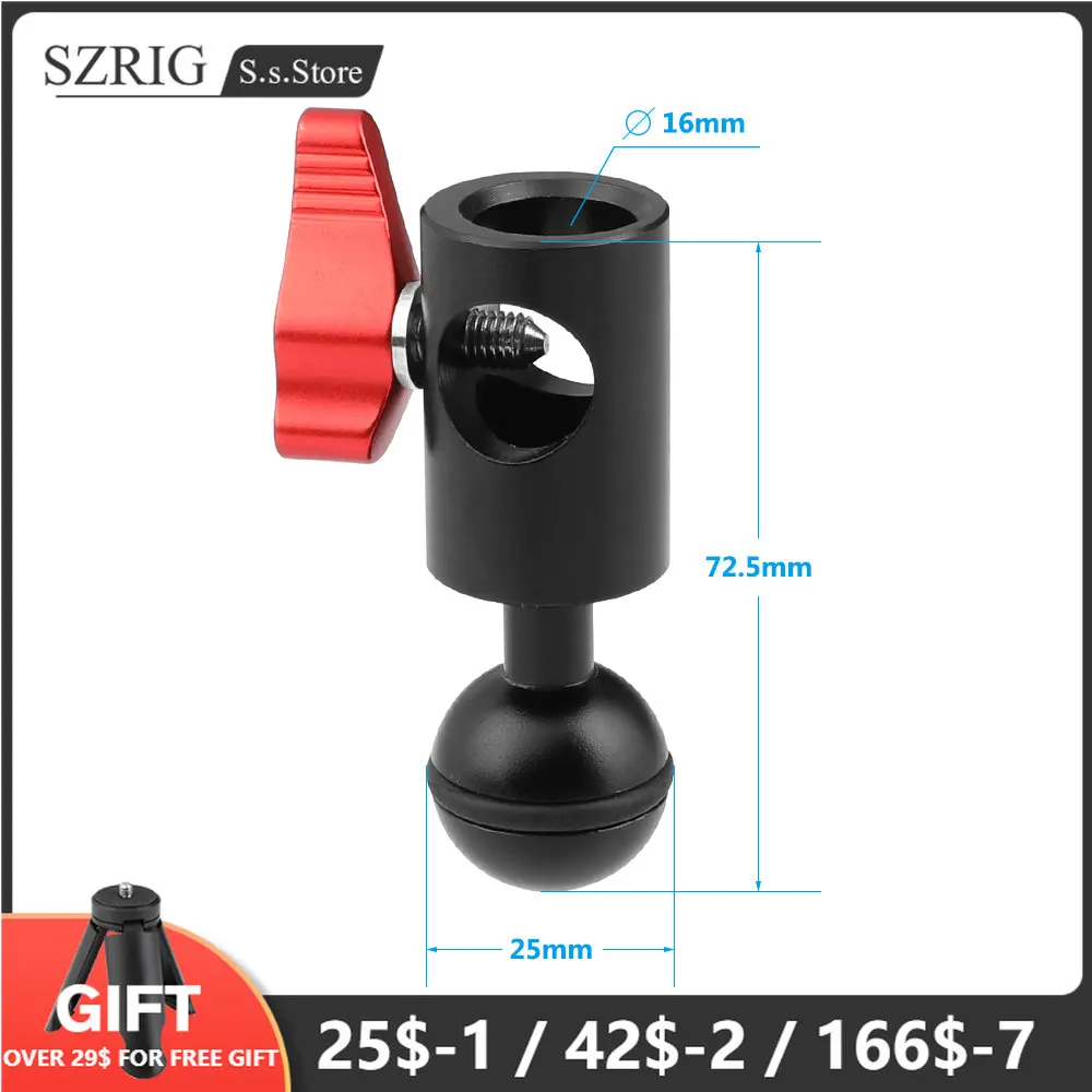 

Kayulin Light Stand Head Adapter With Black Mini Ball Head For Photo Studio