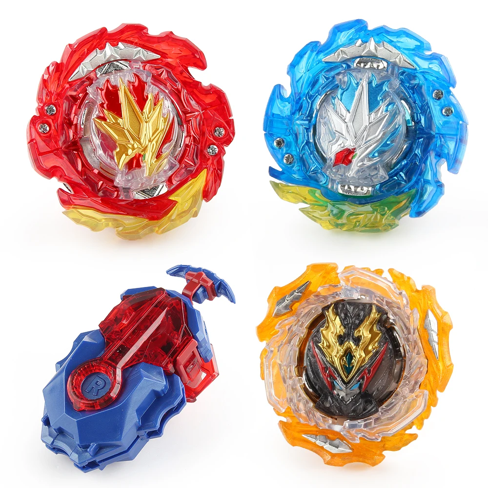 

New B-203 Ultimate Fusion DX Set with Launcher Super Hyperion, King Helios, Divine Belial Gyro Spinning Top