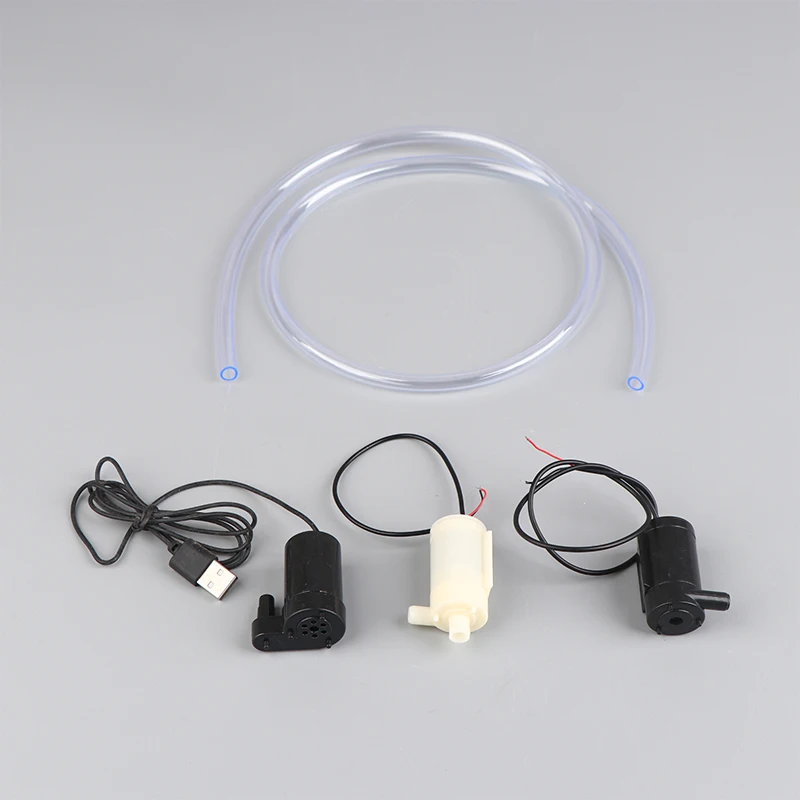 

Micro Submersible and Amphibious DC Motor Pump Water pump 3/4.5V 80-100L/H Europe fountain