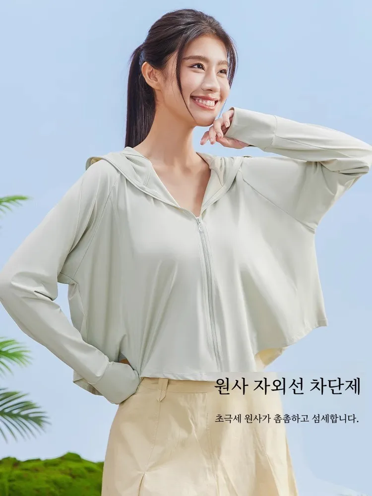 Шаль Солнцезащитная одежда женская летняя зеркальная шелковая фотомаска