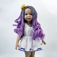 18inch doll wig long hair natural color high temperature doll accessories for dolls diy girl gift free shipping items