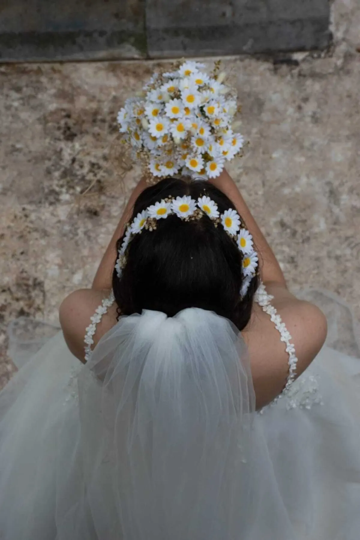 

Bridal Accessories Daisy Bridesmaid And Crown Wedding Handmade For Bride And Bride