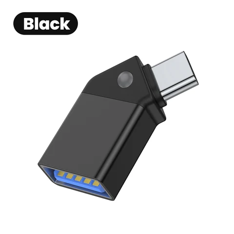 Elough 45th °   Адаптер с наклонным углом типа C «папа» на USB 3.0, разъем USB «мама» на разъем USB C для iPhone 15 16 Xiaomi Huawei