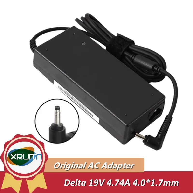 Фото Оригинальный адаптер переменного тока Delta ADP-90CD DB 19 В, 4,74 А, 90 Вт для зарядного устройства для ноутбука Hasee LuvBook F511 A40L K470N K480N K570C K610D Q480S U55 №1