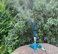 portable standing spray cooling system sprayer brass multi head nozzle misting system mist sprayer for outdoor yard garden