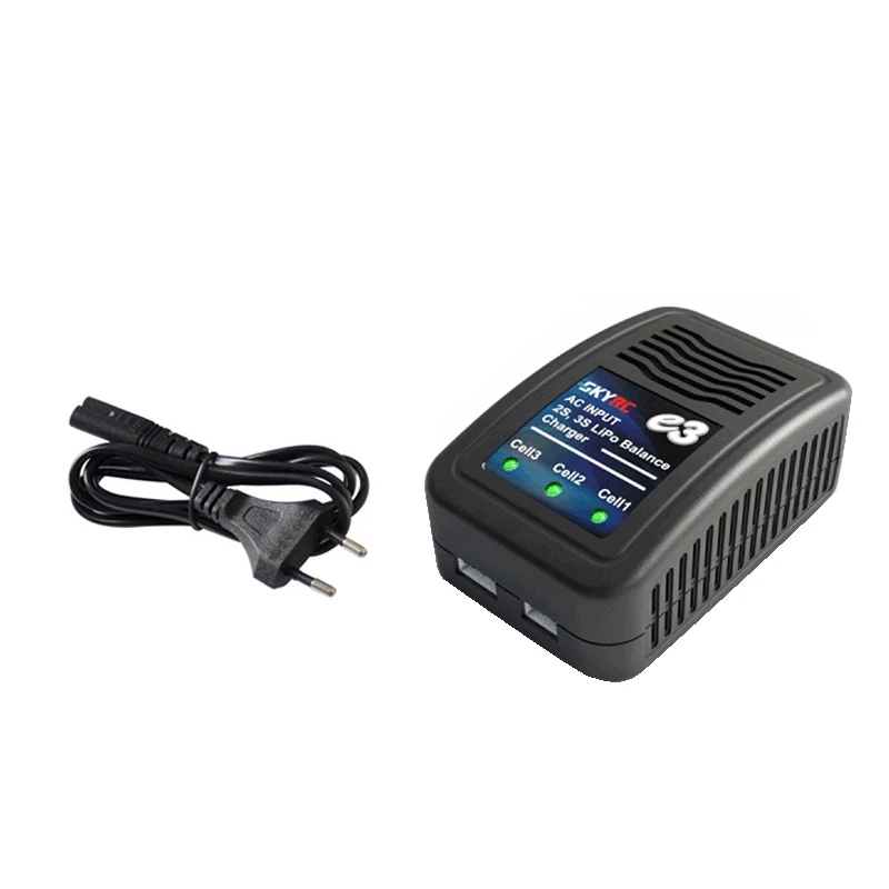 

SKYRC E3 Lipo Battery Balance Charger AC Input 1S 2S 3S Cells 3.7V 7.4V 11.1V RC Smart Charging Parts