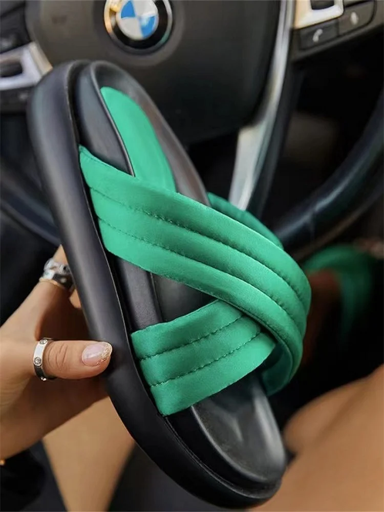 

Women Slippers Flats Sandals Summer Shoes 2022 New Trend Beach Slides Fashion Rome Flip Flops Ladies Shoes Causal Classic Mujer