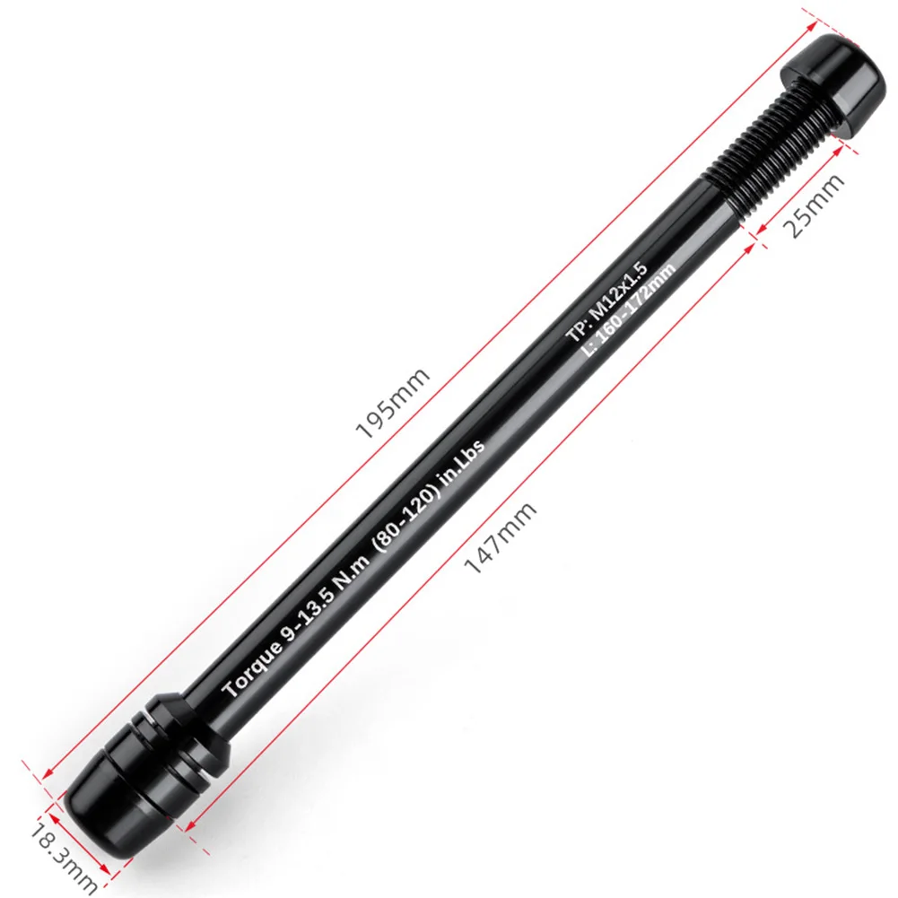 

Bike Trainer Thru Axle Skewer M12x1.5 160-172 / M12x1.75 160-172 / M12x1.75 166-178 / M12x1.5 166-178 Bicycle Indoor Sports