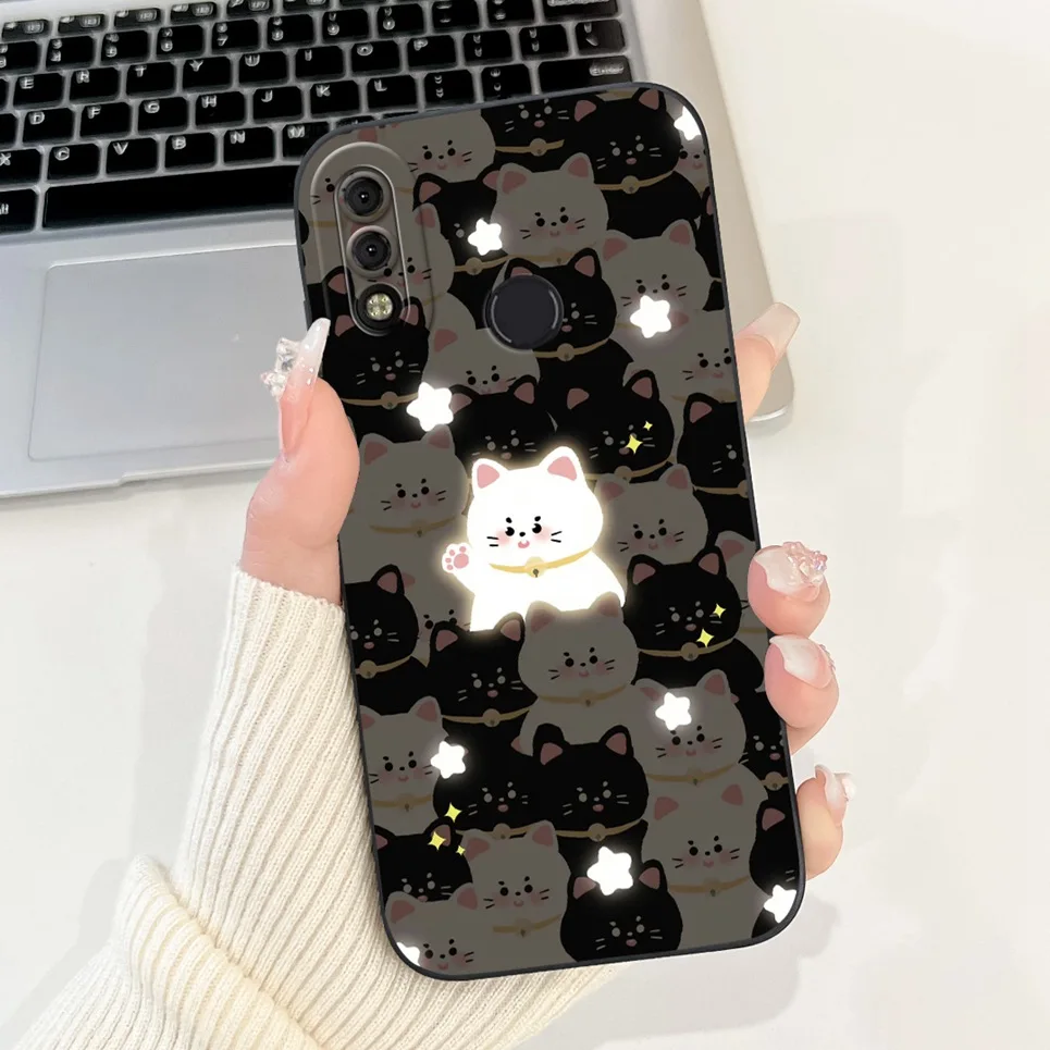 For Huawei Y9 Prime 2019 / Y9a Back Cover Panda Rabbit Cat Cute Cartoon Painting Coques Soft Silicone Phone Case