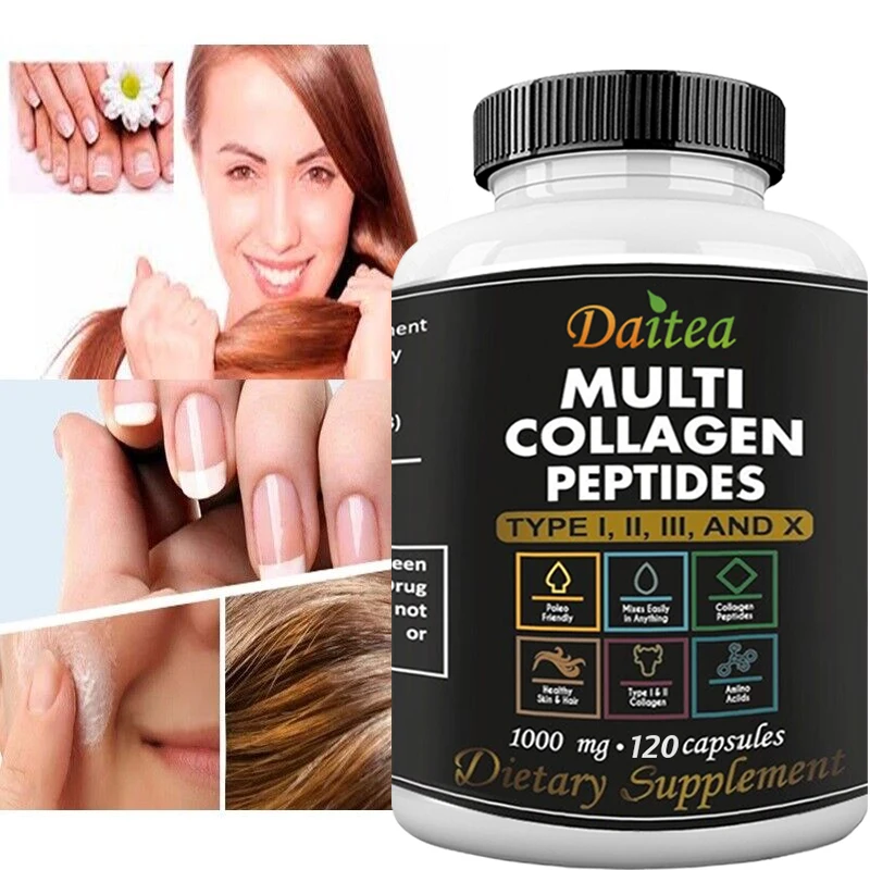 

Hydrolyzed Collagen Supplement - Promotes Joint & Bone Health, Aids Rejuvenation, Supports Healthy Hair, Skin & Nails