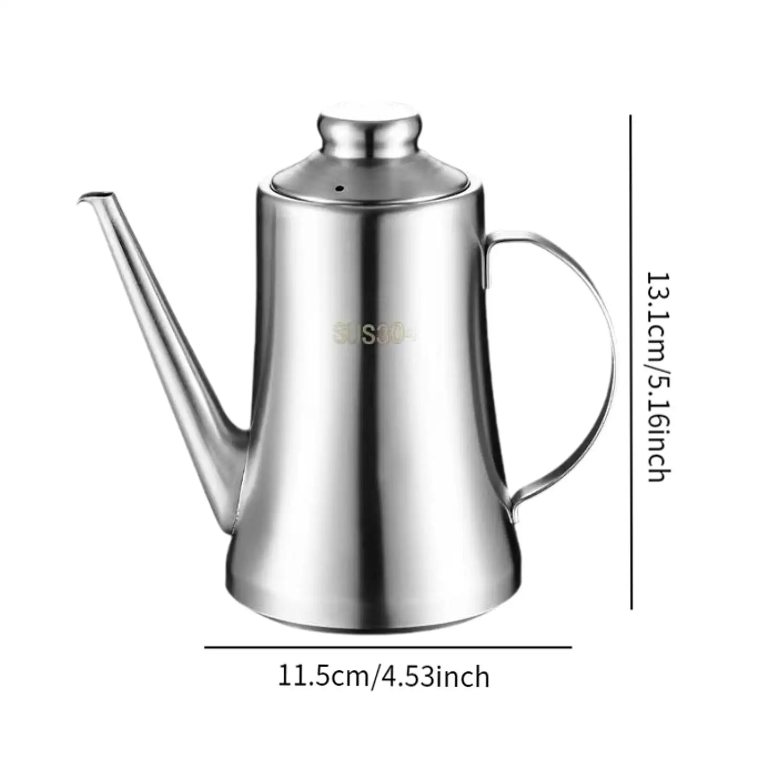 Диспенсер для масла из нержавеющей стали. Контейнер масла. Просто очищает