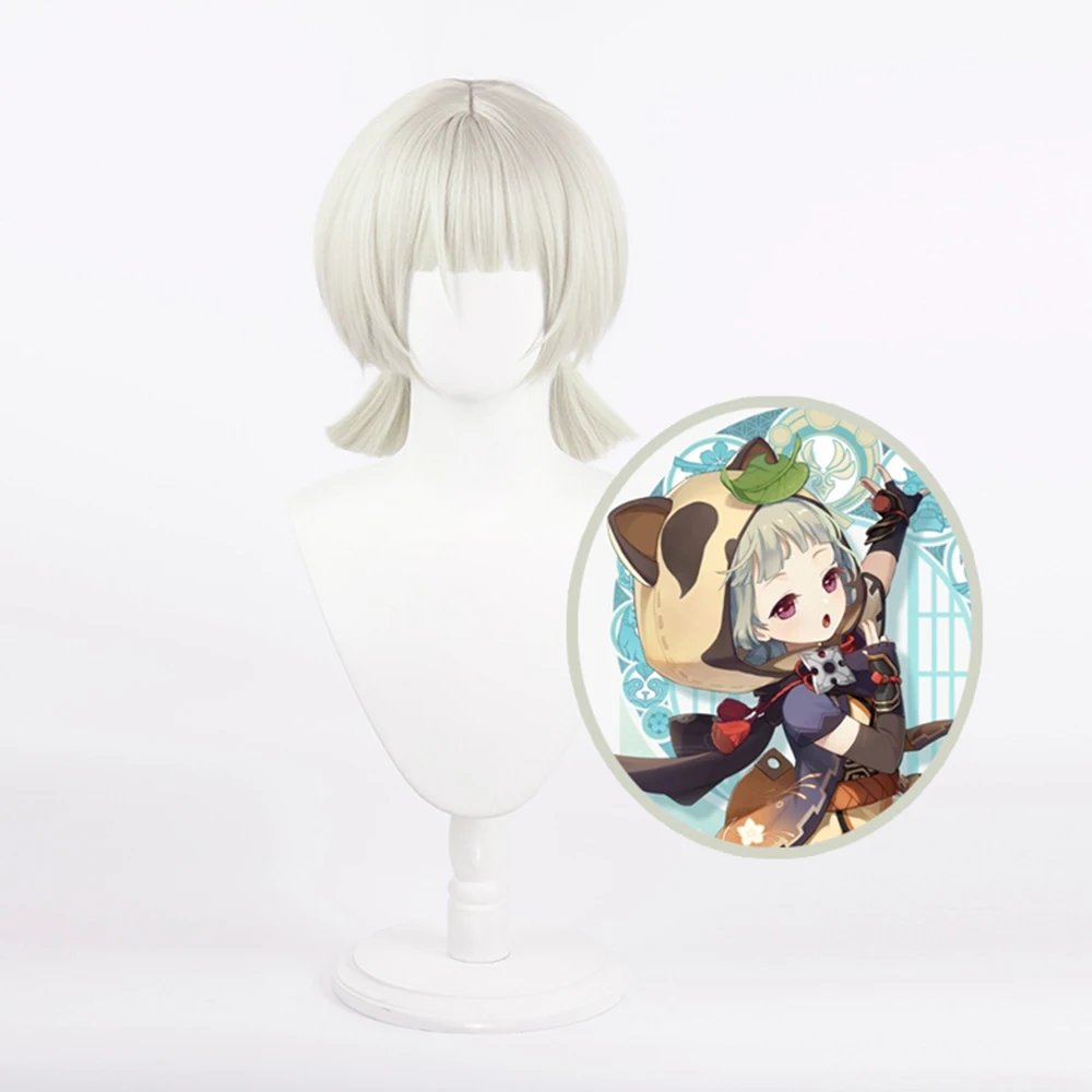 Парик для косплея Genshin Impact Sayu аксессуар волос