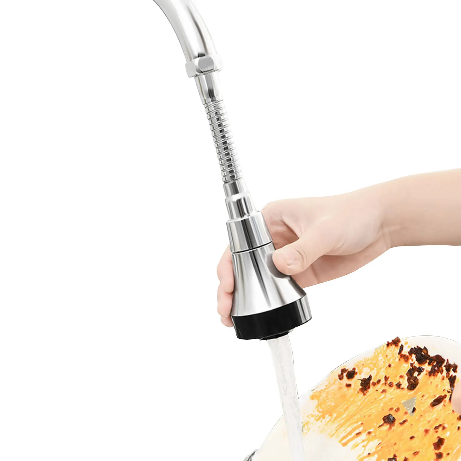 

Universal Splash Filter Faucet 360 Degrees Rotatable Faucet Nozzle Swivel Water Saving Bubbler Faucet Sprayer Attachment Kitchen
