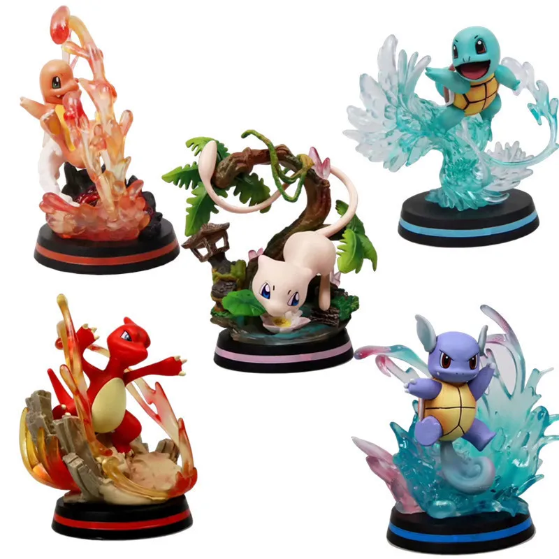 

Семена замечательной лягушки Pokemon GK Dream Little Fire Dragon, черепаха, ферма Дженни, маленькая пила, крокодил, украшение для сцены, детские игрушки