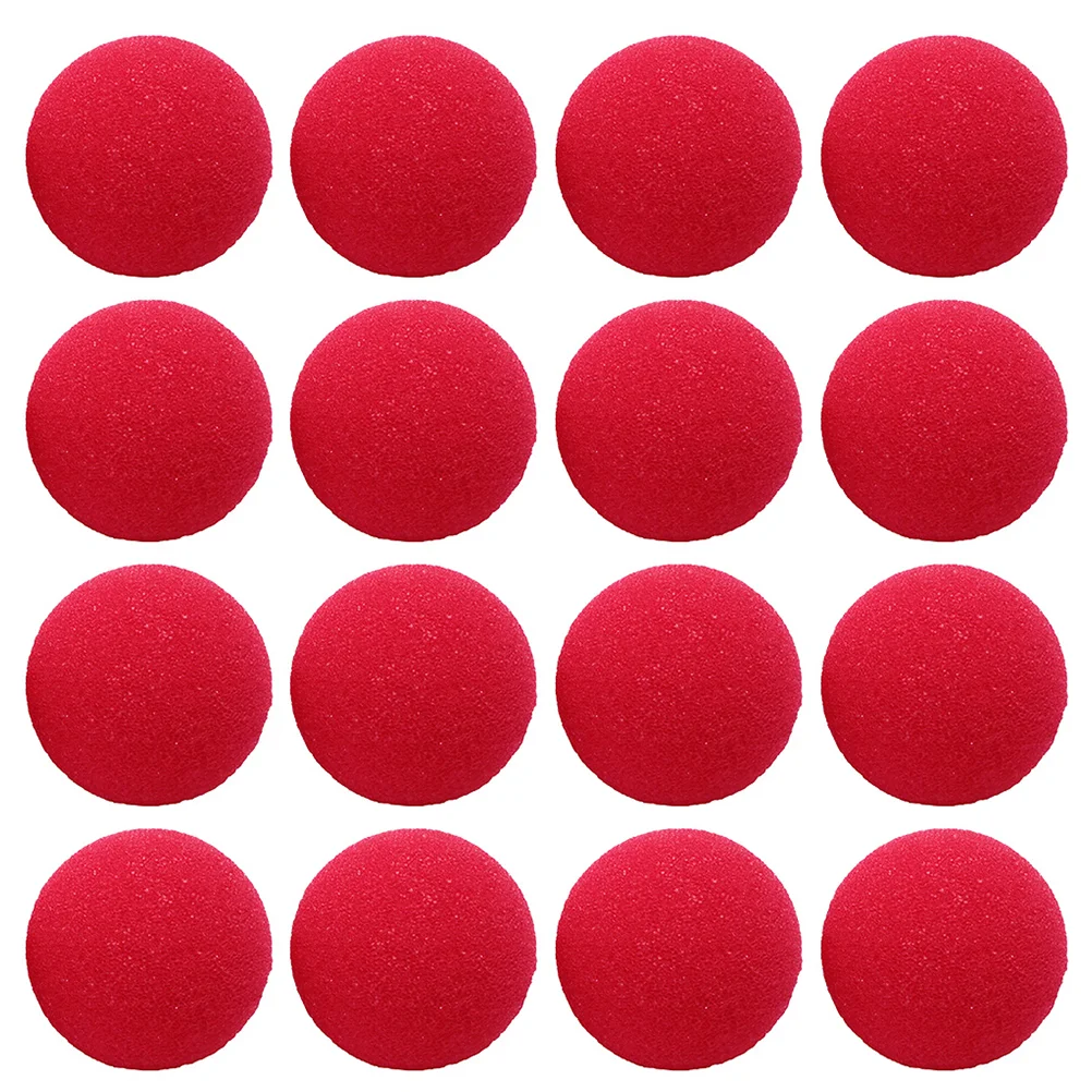 

40 Pcs Clown Nose Ball Cosplay Party Prop Masquerade Decorations Role-play Halloween Ornaments Clothing Red