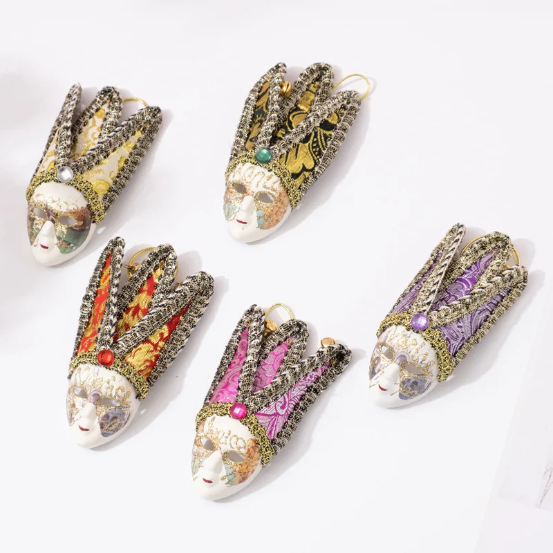 

5 шт. креативная Венецианская маска, магнитная наклейка для холодильника, подвесное украшение для холодильника, семейный Декор