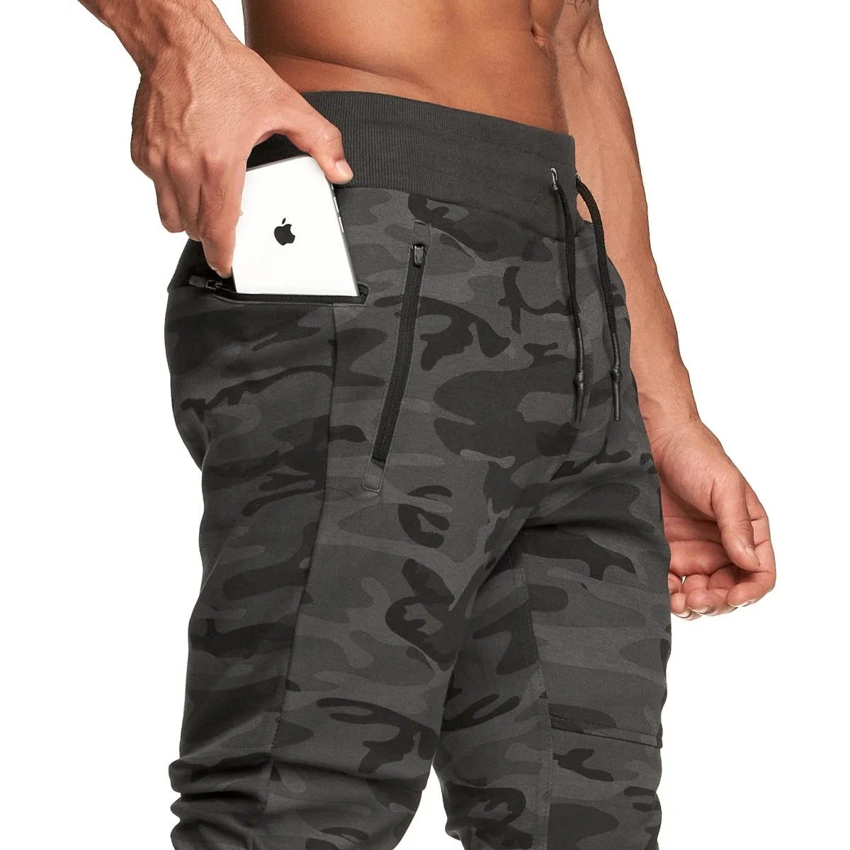 

Casual Trousers Muscle Slim Sports 2021 Beam Men's Mouth New Fitness Cotton Running Pants Breathable Training Health