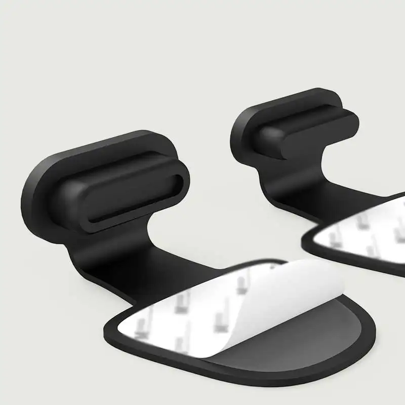 6pcs Dust Plug Silicone Phone Charging Port for IPhone Type-C Anti-Lost Cap Waterproof and Dustproof Plug Cover